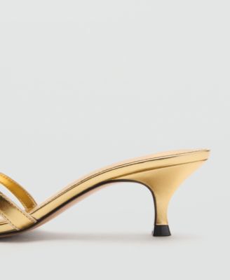 Women's Strappy Kitten Heel Sandals