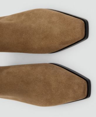 Women's Heel Suede Ankle Boots