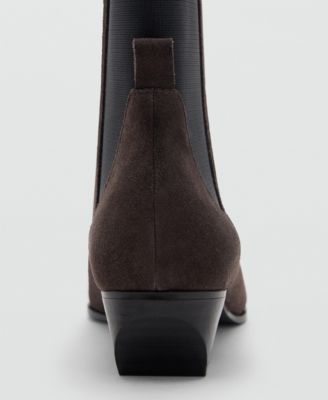 Women's Heel Suede Ankle Boots