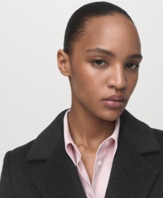 Women's Double-Breasted Wool Coat