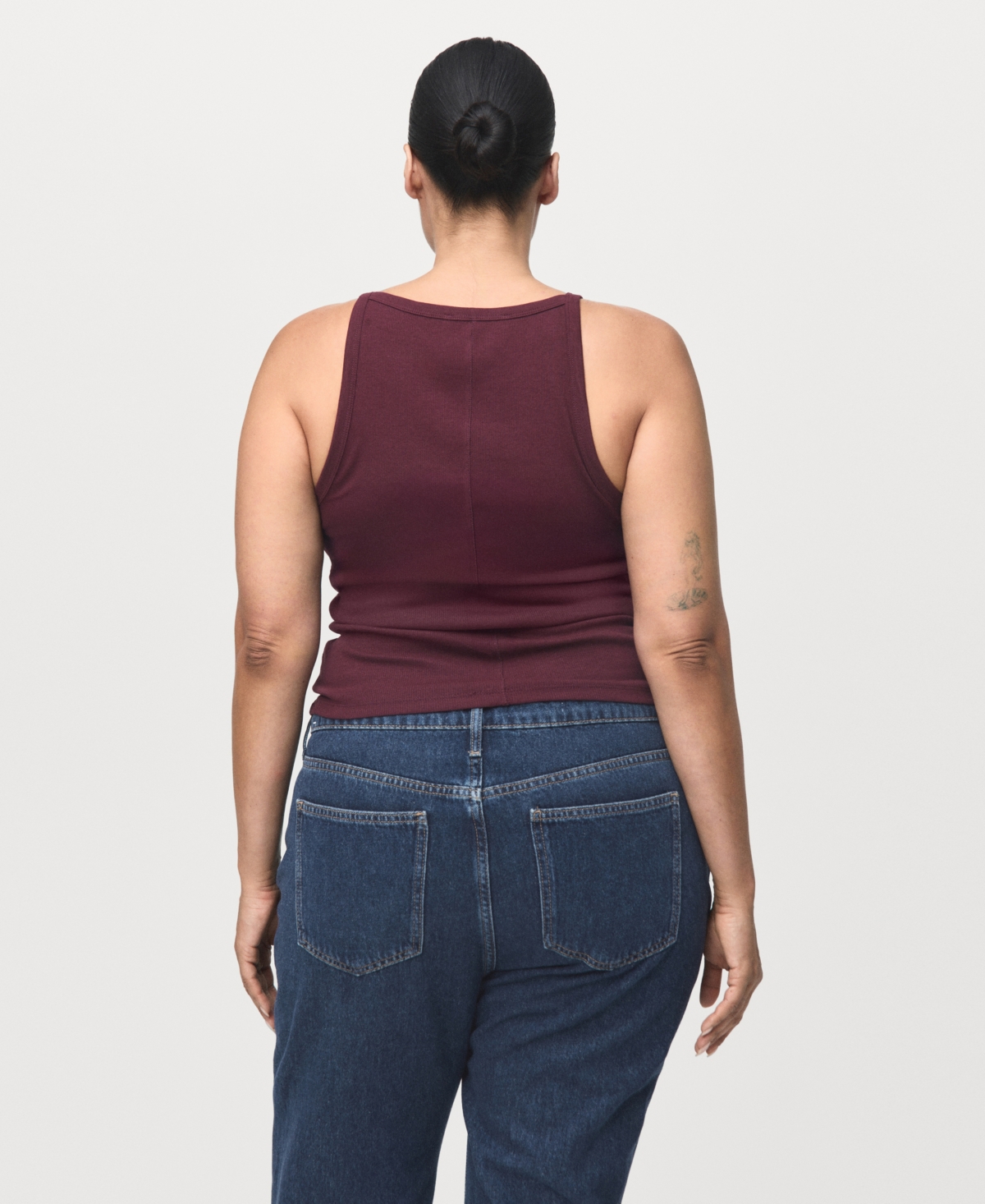 Mango Matilda Mid Rise Straight Leg Jeans In Blue