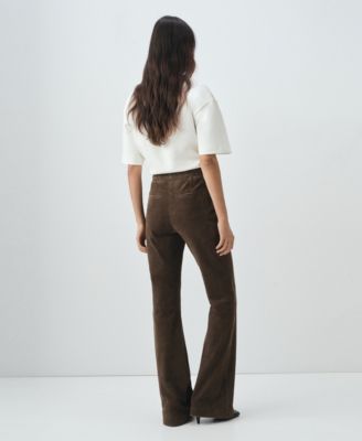 Women's Selection Suede Flare Pants