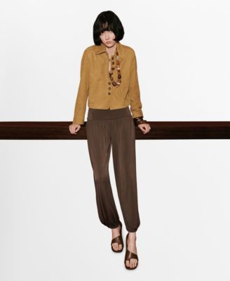 Women's Buttons Suede Jacket