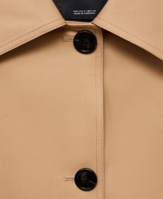 Women's Epaulettes Detail Oversized Parka
