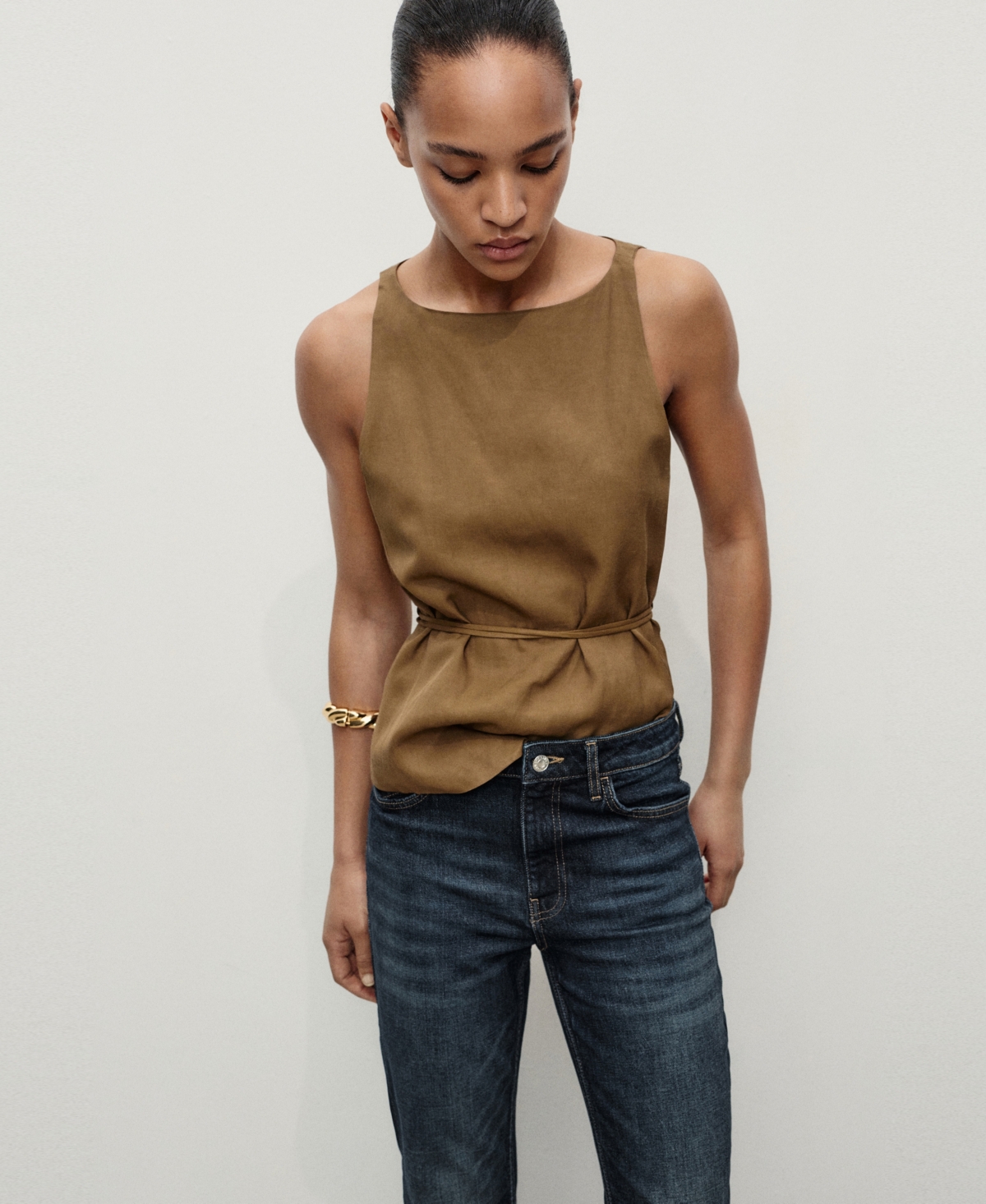 Mango Women's Fiona Flared Mid-Rise Jeans