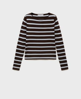 Women's Fine Knit Striped Sweater