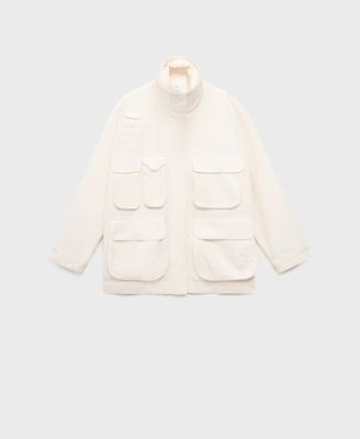 Women's Pockets Oversized Denim Parka