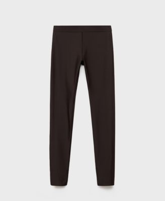 MANGO - Women's Zipper Leggings