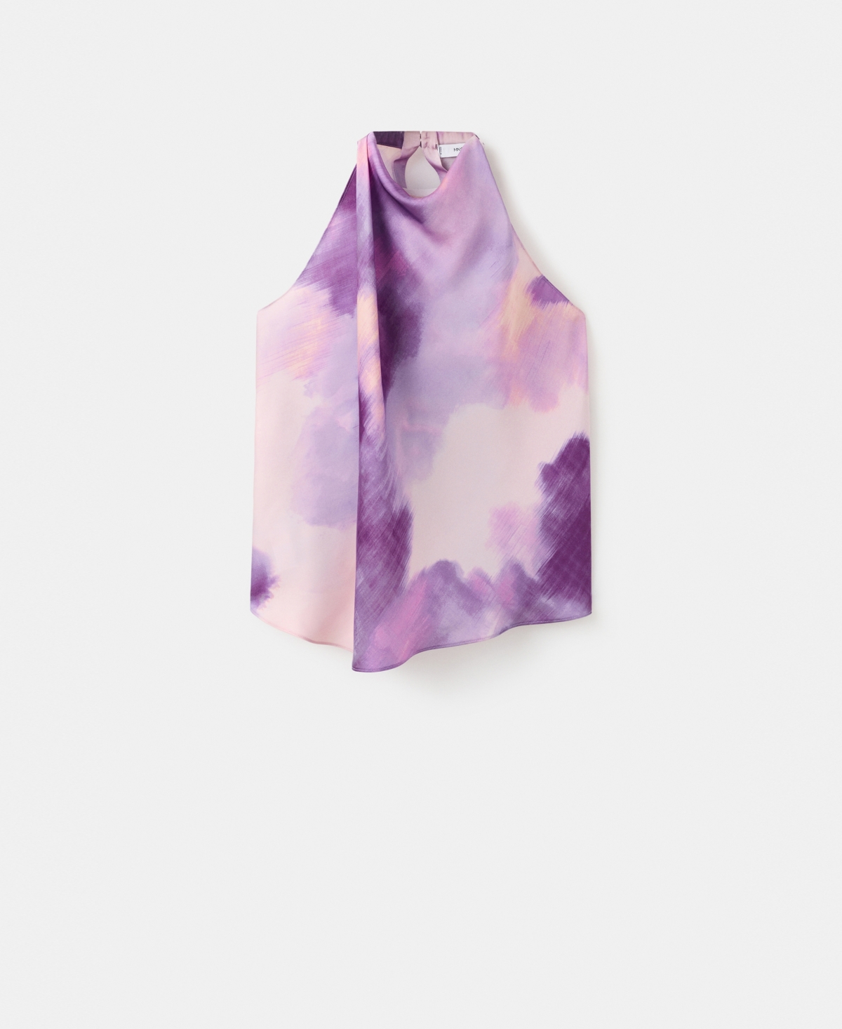 Mango Women's Foulard Detail Tie-Dye Blouse