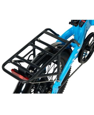 GoVolt Folding Electric Bike for Adults | 20" Tires | 500W Motor | 45+ Mile Range | 20mph Top Speed | Class 1 & 2 eBike | Sand