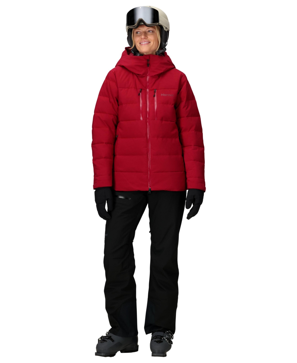 Marmot Women's Hooded Slingshot Jacket In Red