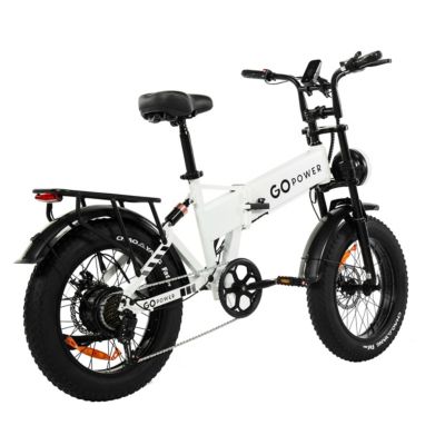 GoExplore Foldable Electric Bike | White
