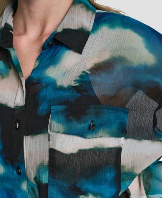 Women's Printed Long Sleeve Shirt