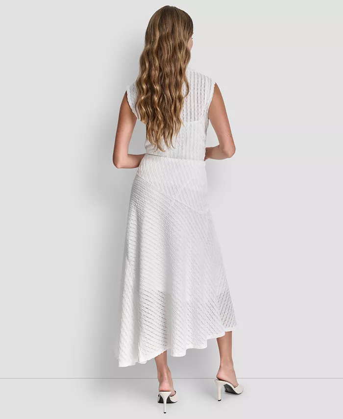 Women's Textured A-Line Pull-On Skirt - thumbnail 6