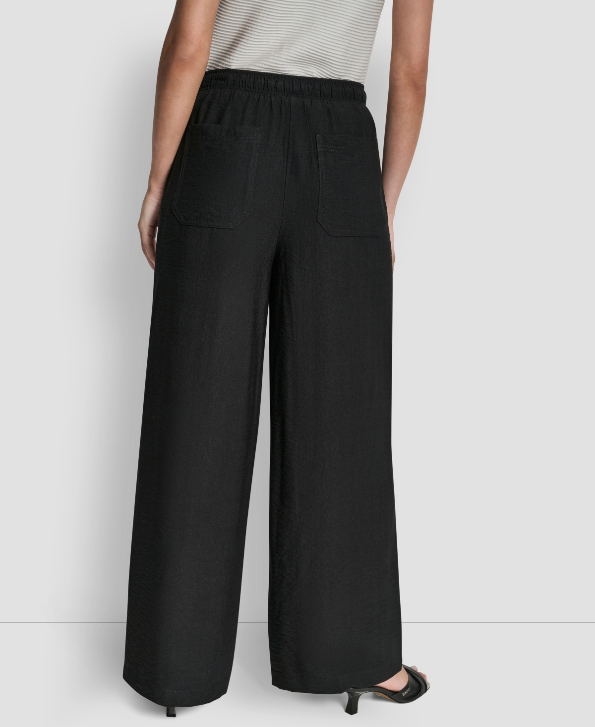 Dkny Women's Seam Crinkle Pull-On Pants