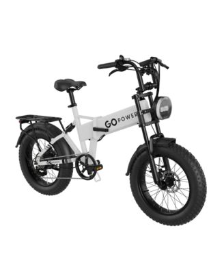 GoExplore Foldable Electric Bike | White