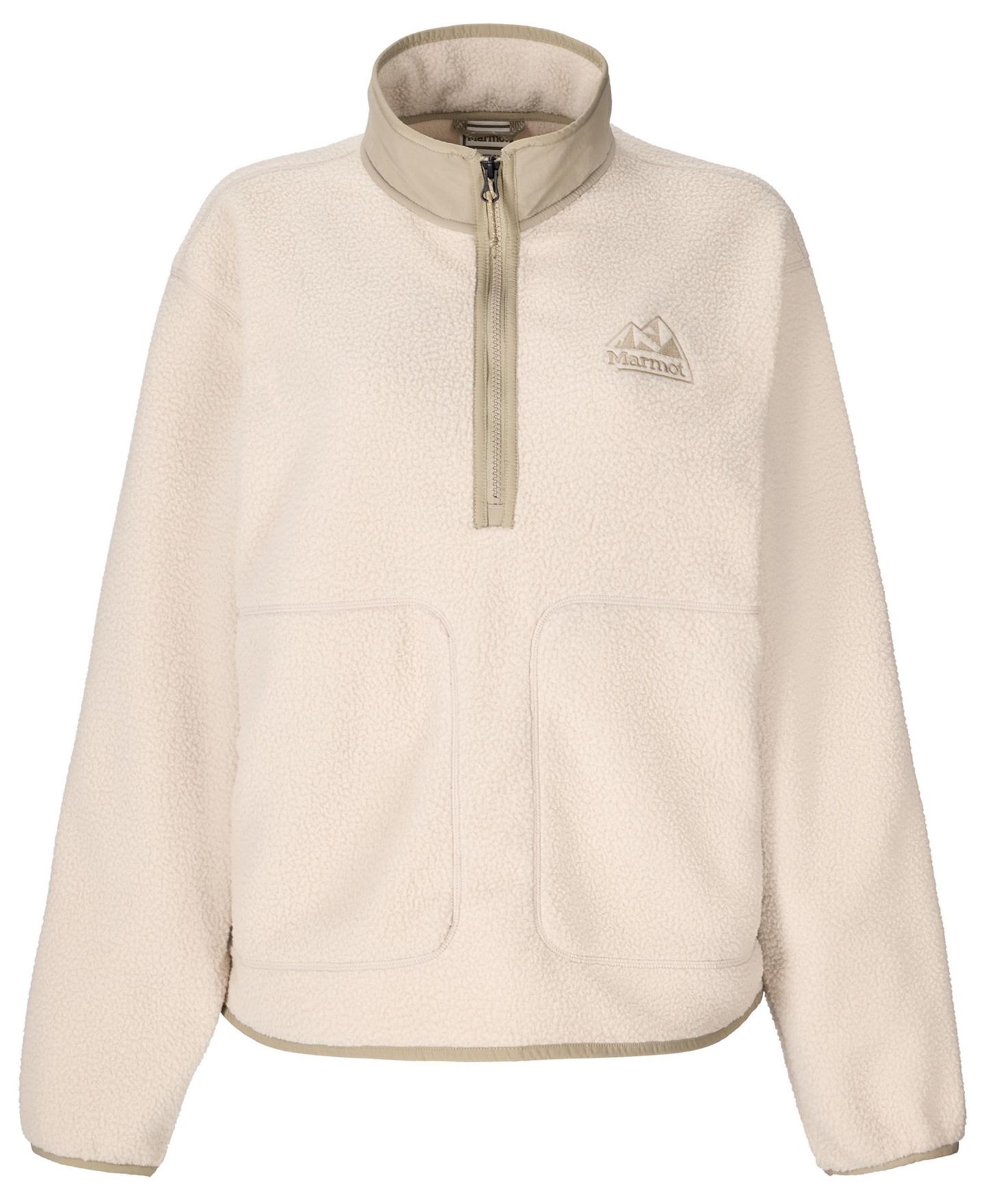 Женский свитер Marmot Wanderer High Pile Fleece Pullover, цвет: Берёзовый — фото 2