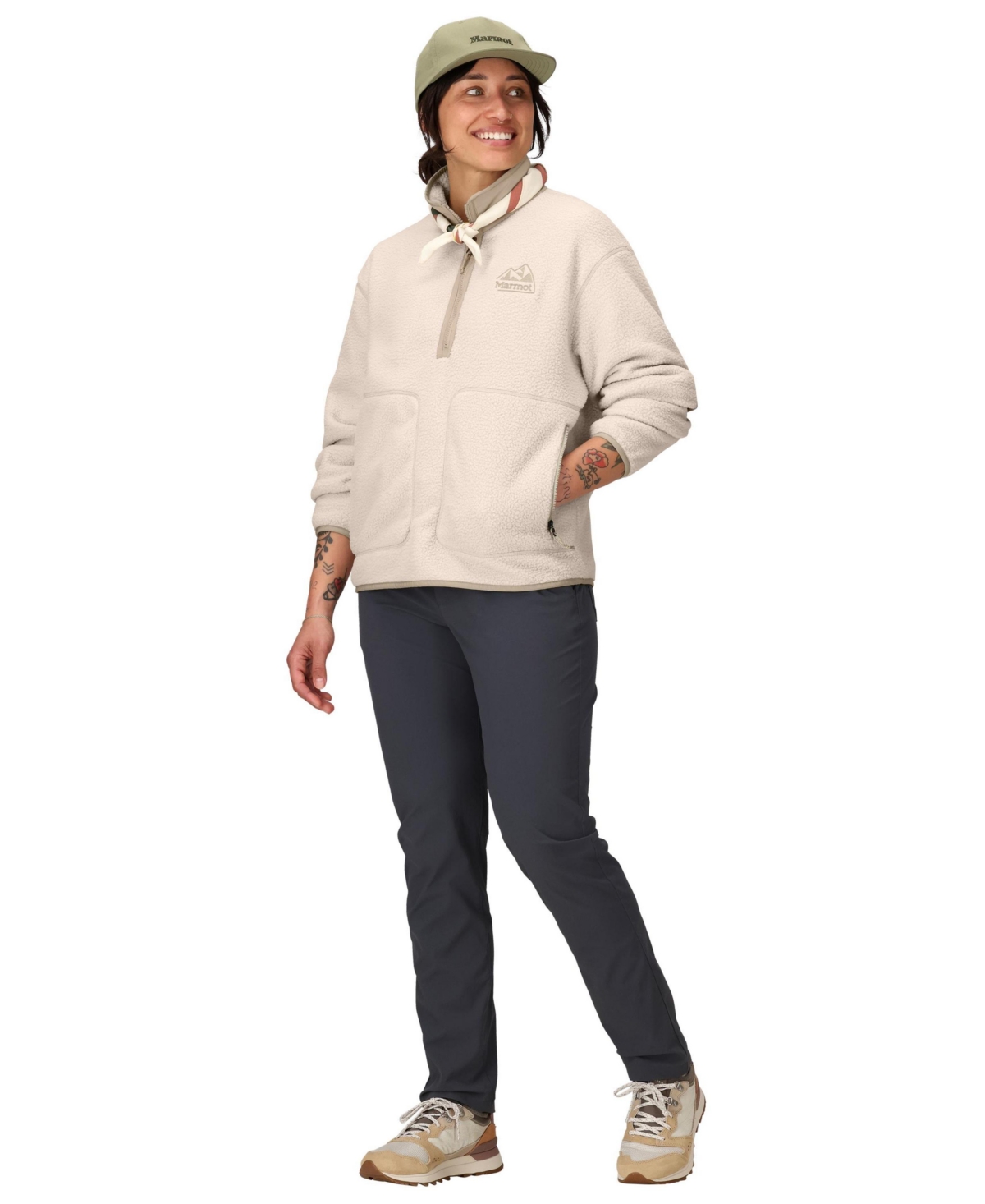 Marmot Women's Wonderer Long Sleeve Pull On Top In Brown