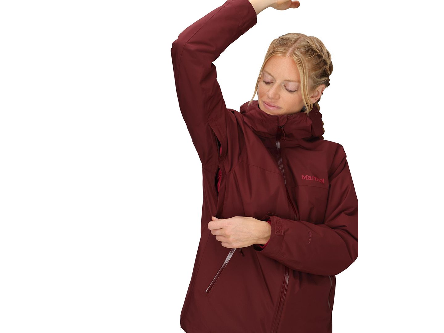 Женская куртка Marmot Minimalist Pertex 3-In-1 Jacket, цвет: Ягодный — фото 5