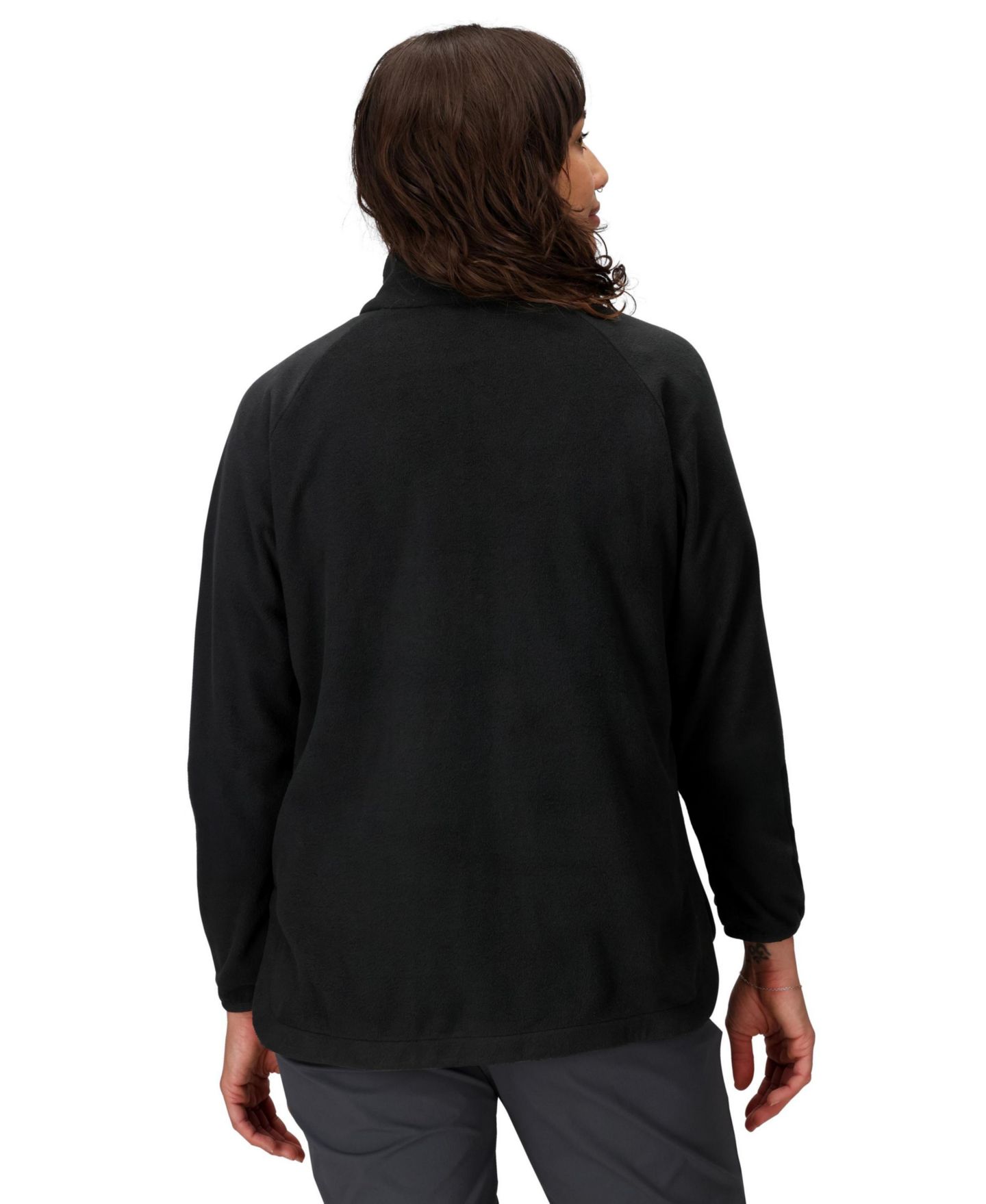 Женская куртка Marmot Upward Fleece Pullover, цвет: Чёрный — фото 3