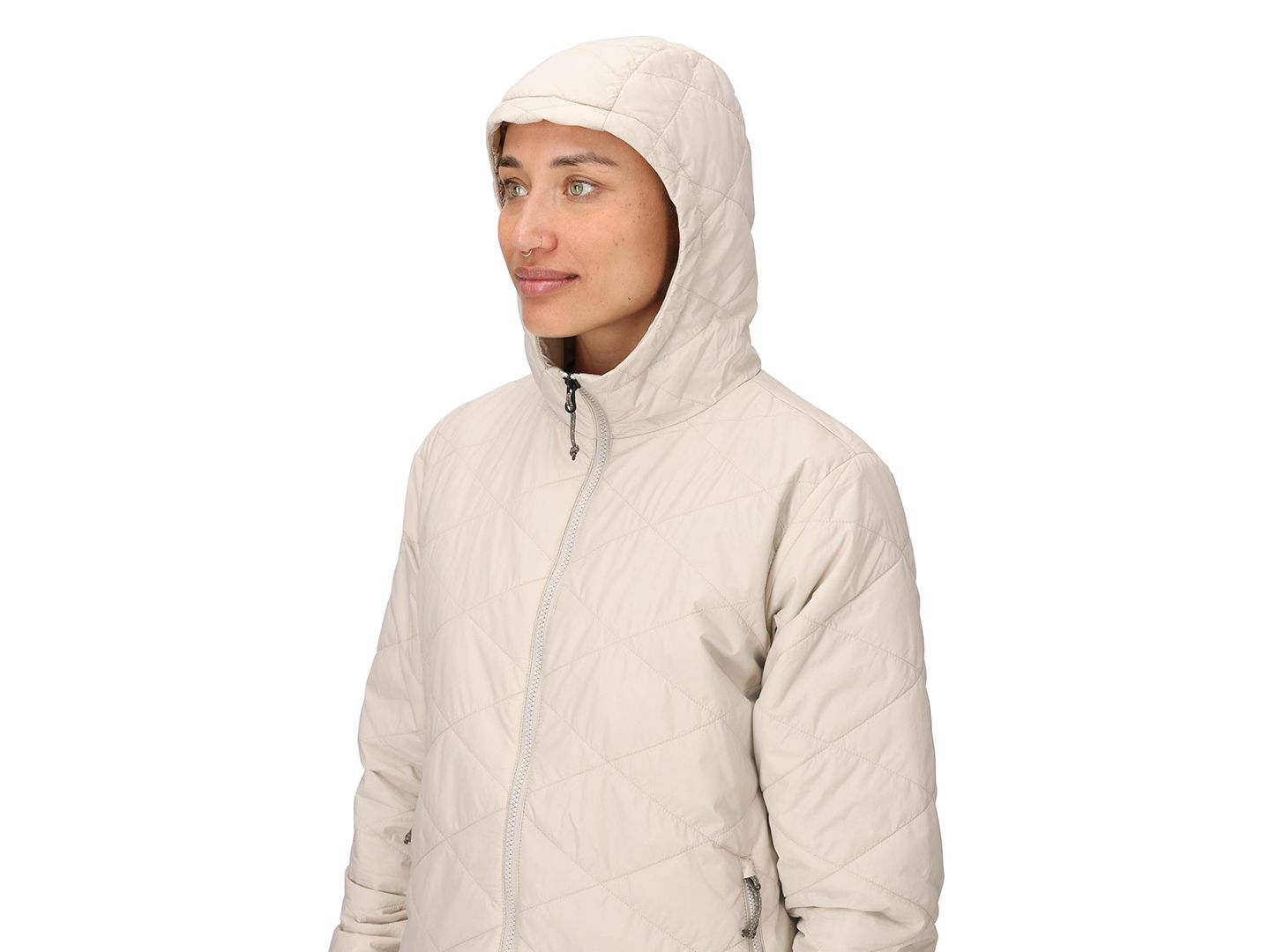 Женская куртка Marmot Onward Insulated Hoody, цвет: Берёзовый — фото 3
