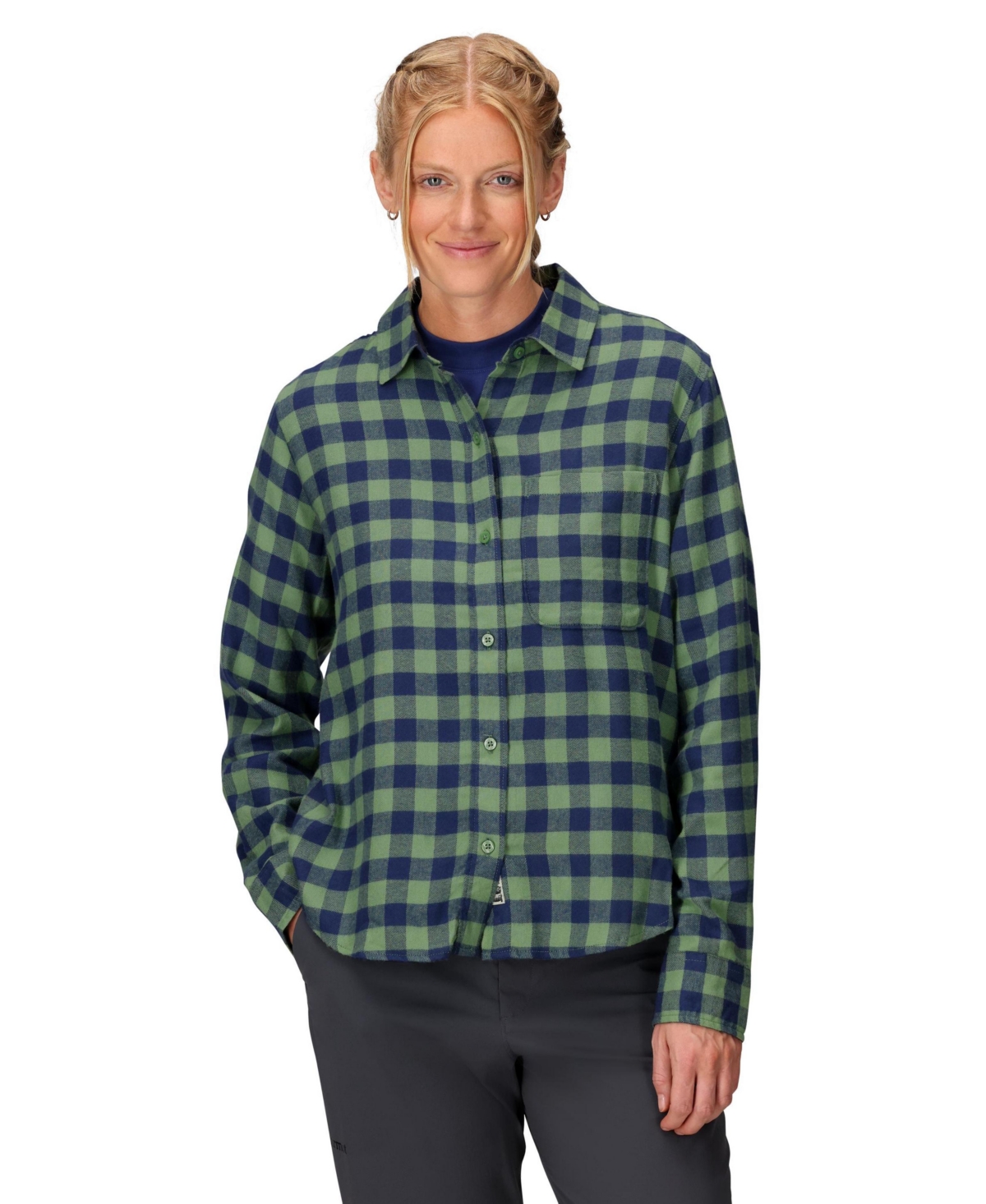 Marmot Women's Rush Creek Long Sleeve Shirt In Green