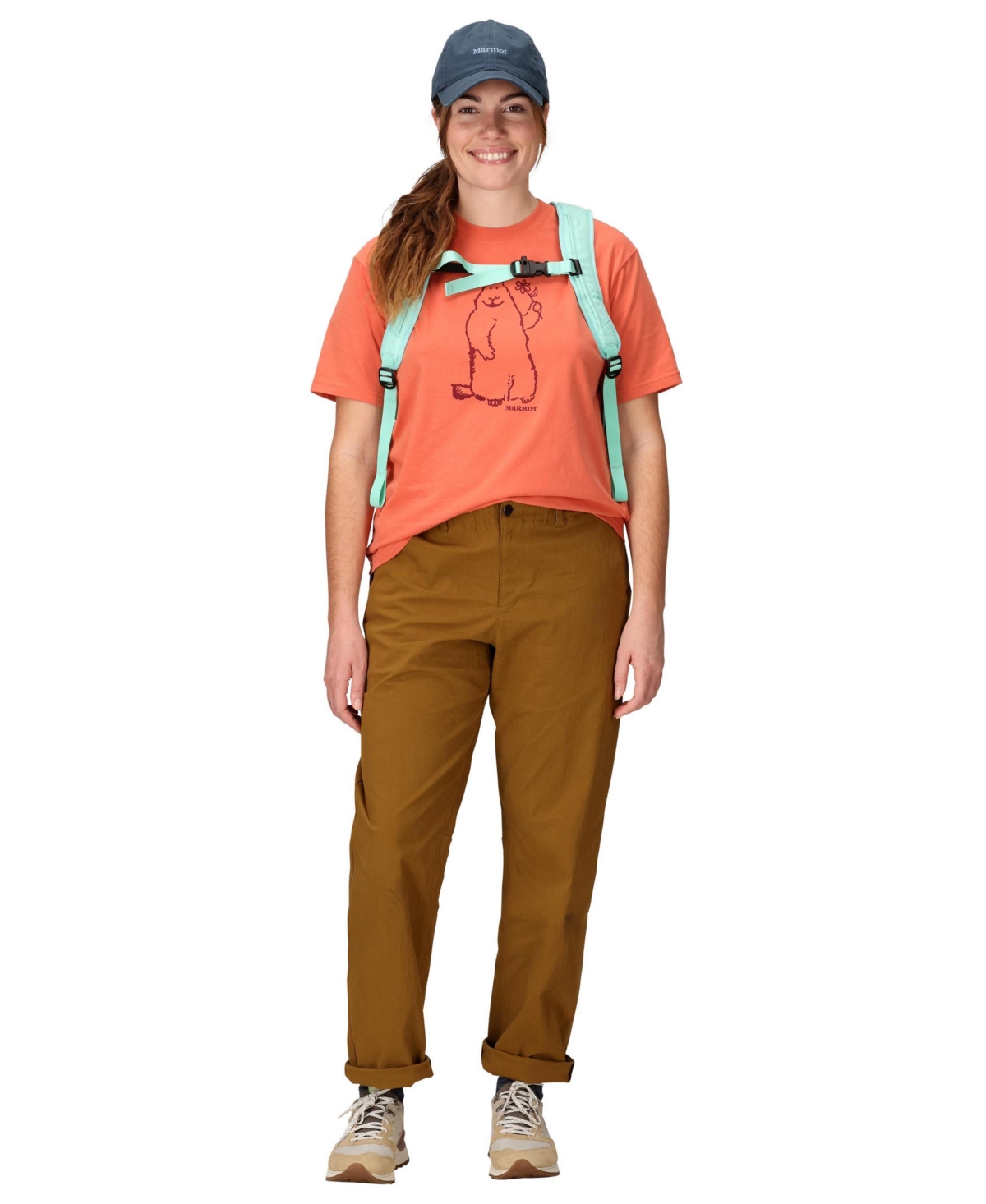 Marmot Women's Flower Marty Crewneck Short Sleeve T-shirt In Multi