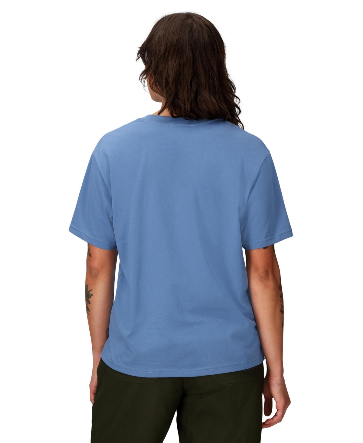 Marmot Women's Flower Marty Crewneck Short Sleeve T-shirt In Blue