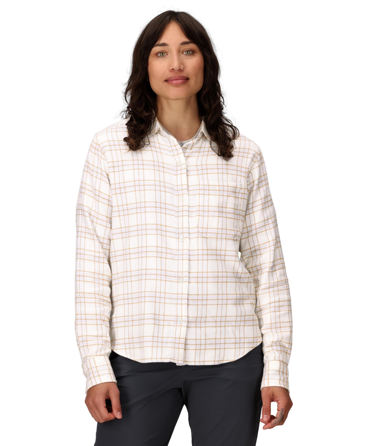 Marmot Women's Rush Creek Long Sleeve Shirt In White