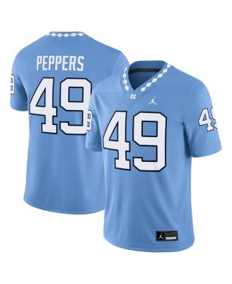 Jordan - Men's Julius Peppers Carolina Blue North Carolina Tar Heels Alumni Football Game Jersey