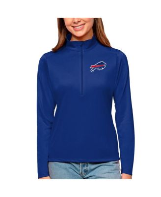 Women's Royal Buffalo Bills Tribute Half-Zip Sweatshirt