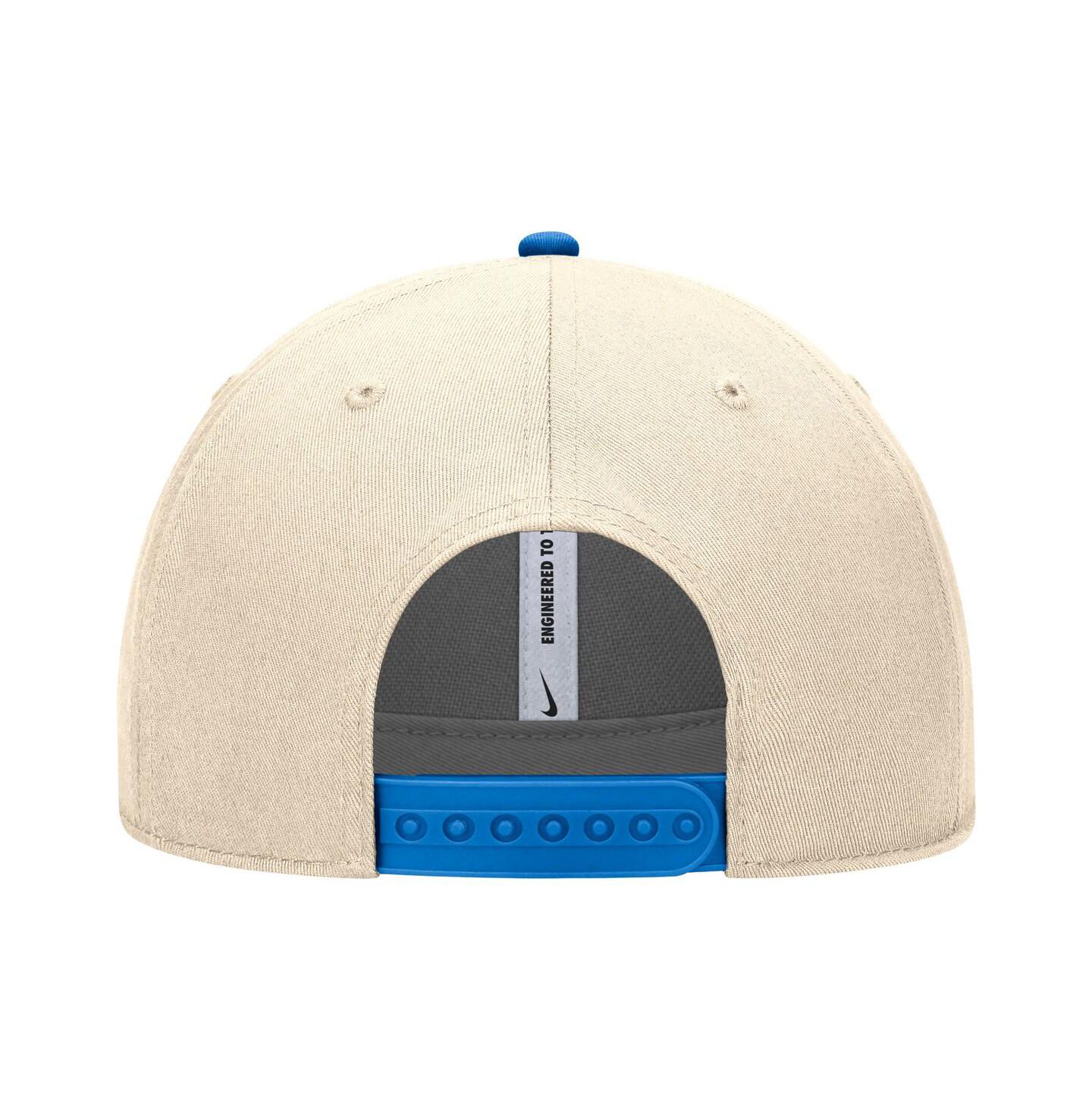 Мужская кепка Nike Natural Ole Miss Rebels Vintage Rise Dri-FIT Adjustable Hat — фото 2