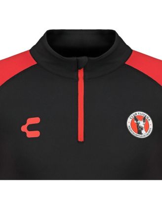 Men's Black Club Tijuana 2024/25 Quarter-Zip Pullover Sweatshirt