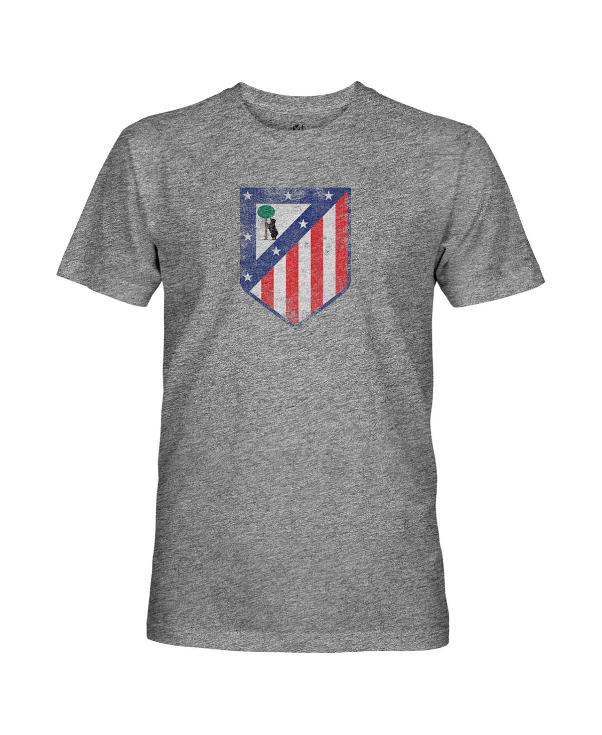 1863fc Men'sâ Heather Gray Atletico De Madrid Vintage Tri-blend T-shirt In Gray