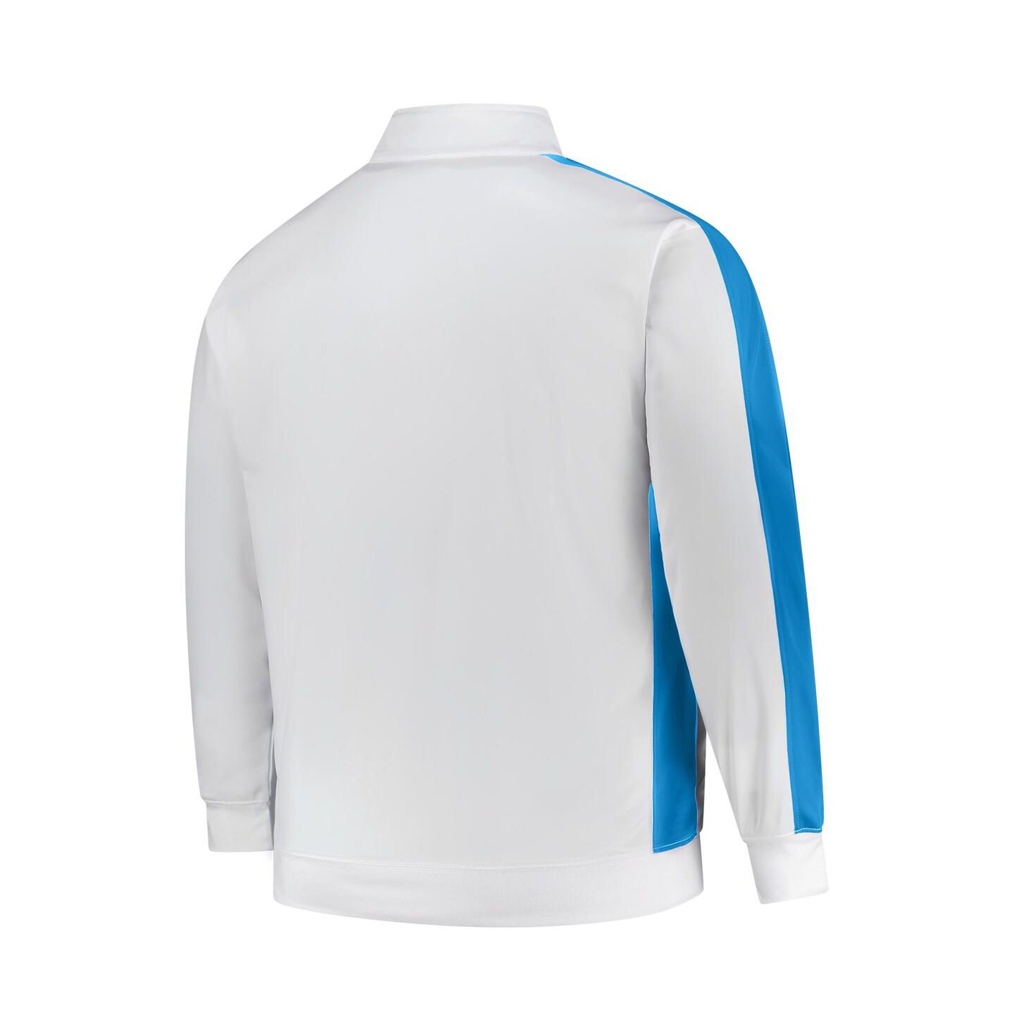 Мужская спортивная куртка Fanatics Detroit Lions из трикотажа на молнии, Big & Tall, White — фото 3