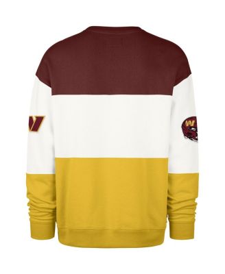 Men's Burgundy/Gold Washington Commanders Breeze Maximalist Sweatshirt