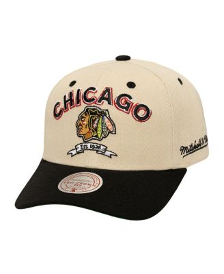 Mitchell & Ness - Men's&nbsp;Cream Chicago Blackhawks Soul Legacy Defined Two-Tone Pro Crown Adjustable Hat