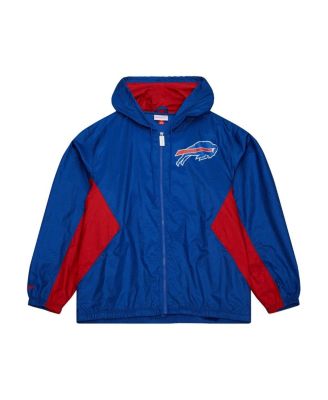 Mitchell & Ness - Men's Royal Buffalo Bills Playmaker Full-Zip Windbreaker Jacket