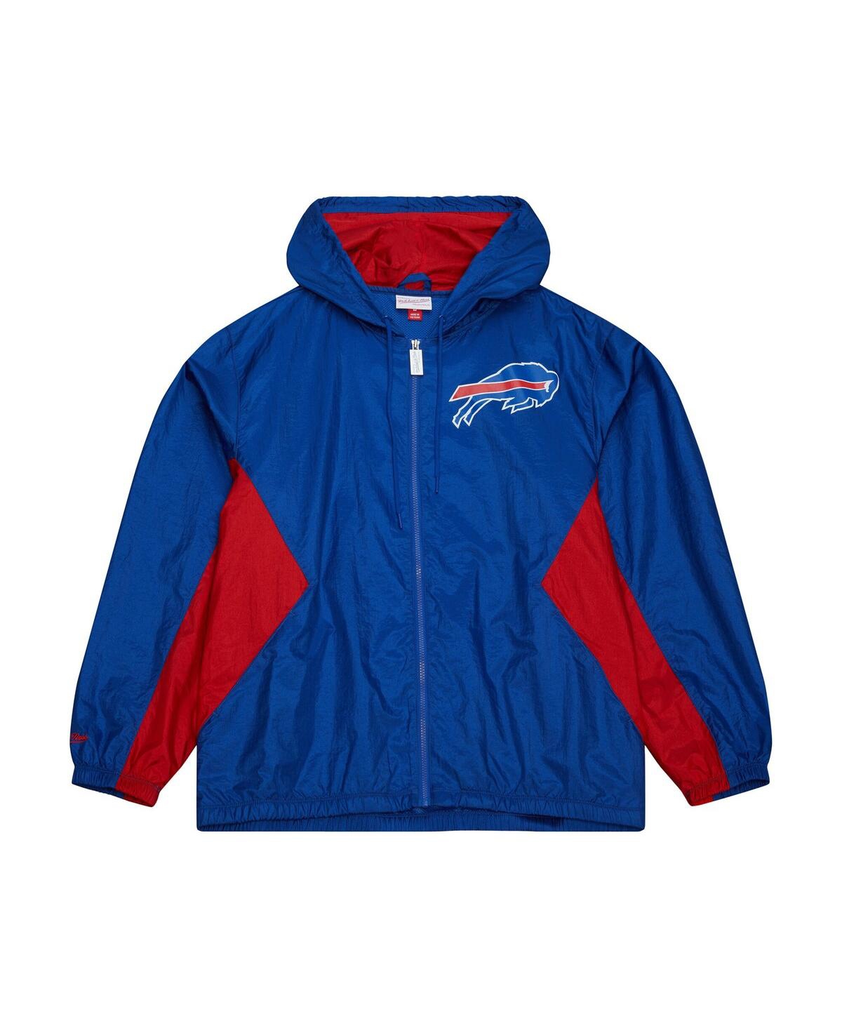 Mitchell & Ness Men's Royal Buffalo Bills Playmaker Full-zip Windbreaker Jacket In Blue