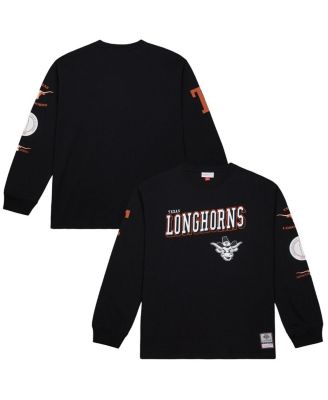 Mitchell & Ness - Men's Black Texas Longhorns Training Camp Long Sleeve T-Shirt