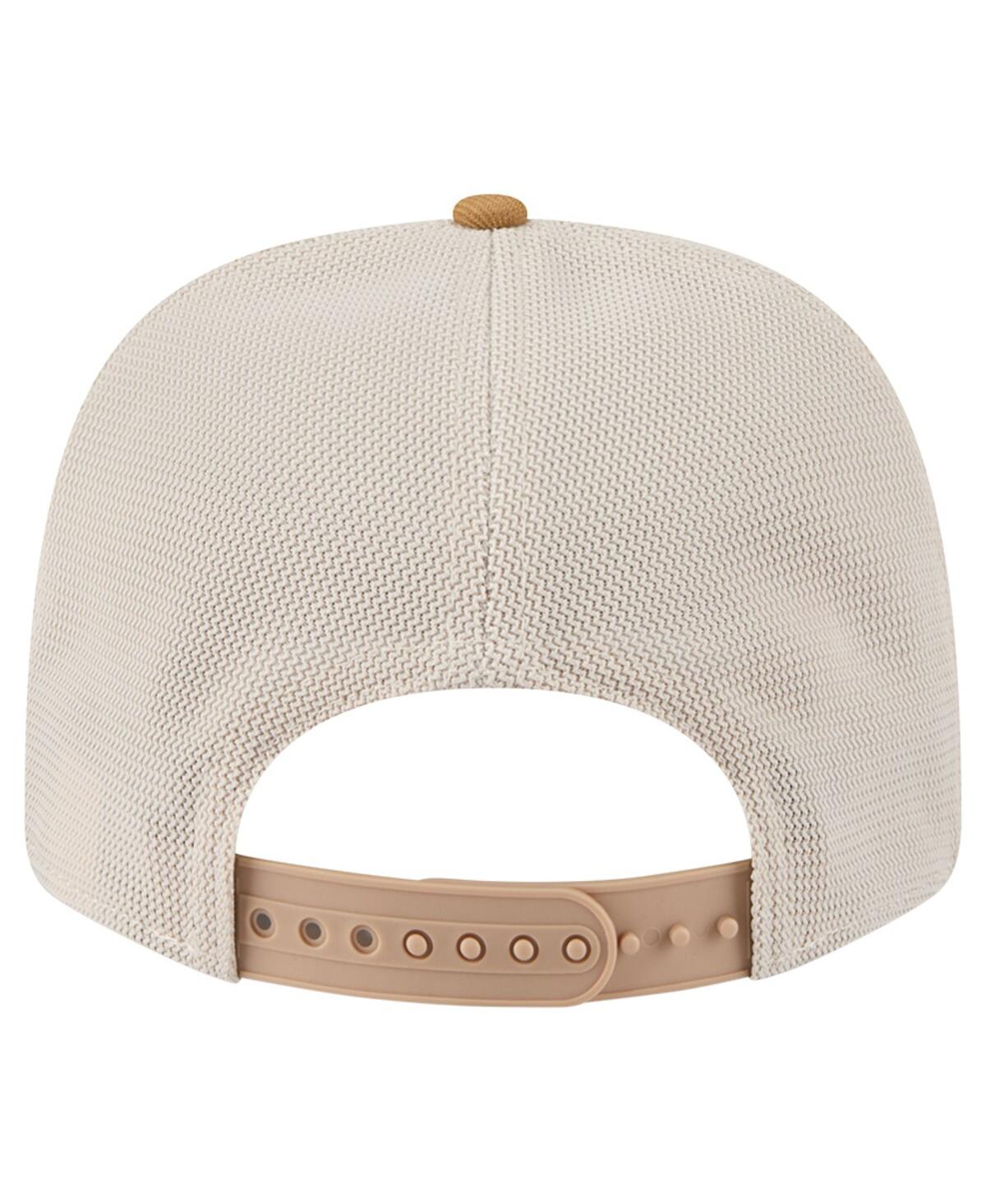 New Era Men's Light Beige San Francisco 49ers Two-tone Trucker 9seventy Adjustable Hat In Sand