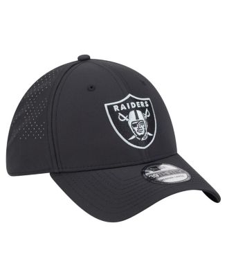 Men's Black Las Vegas Raiders Night 39THIRTY Flex Hat