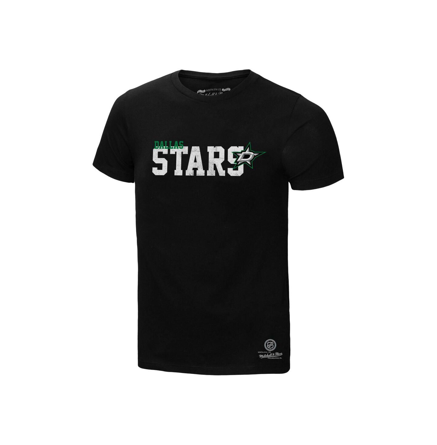 Мужская футболка Mitchell & Ness Black Dallas Stars Home — фото 2