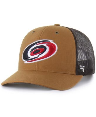 Brand Men's Brown Carolina Hurricanes Trucker Adjustable Hat
