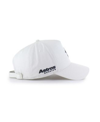 Men's White Houston Astros Foundational Pinch Offside Adjustable Hat