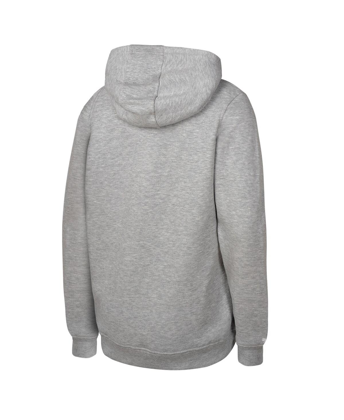 Mitchell & Ness Big Boys And Girls Heather Gray Fc Cincinnati Mascot Break Out Pullover Hoodie In Gray