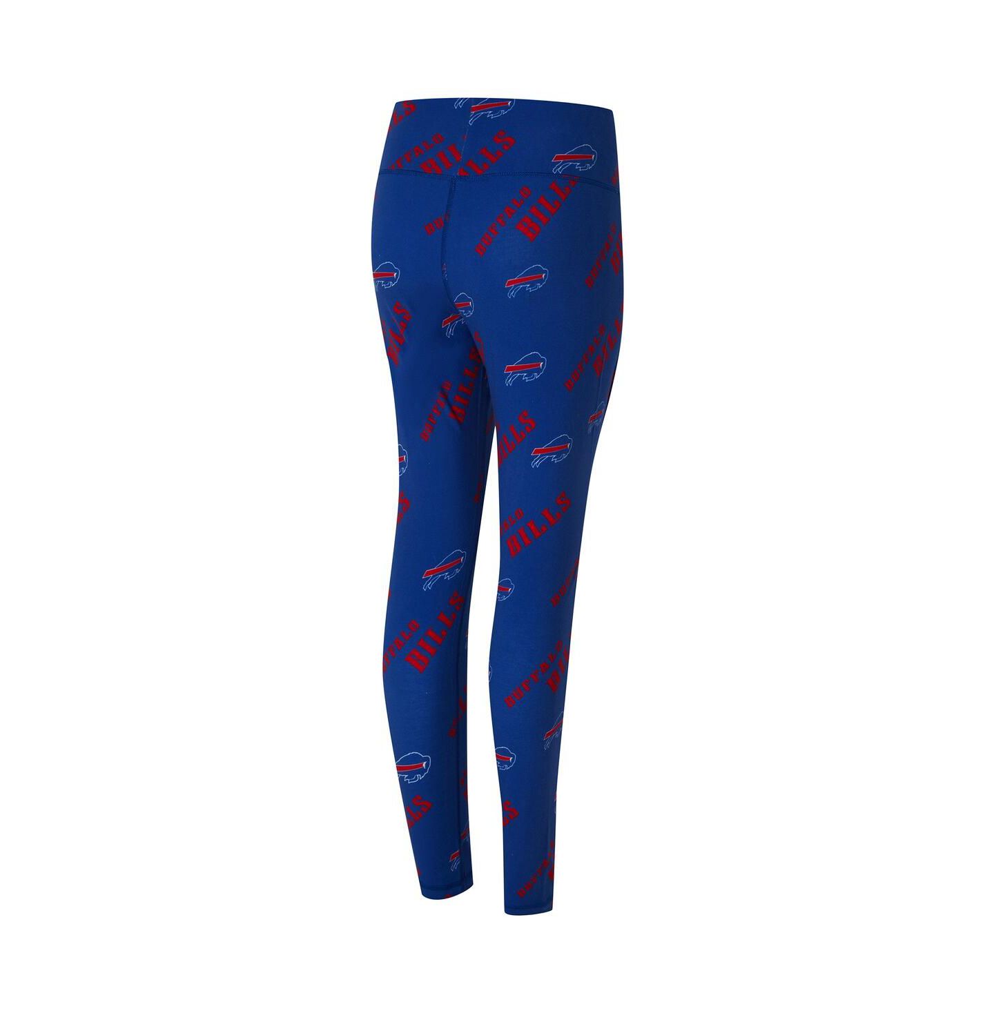 Женские леггинсы Concepts Sport Royal Buffalo Bills Mosaic Allover Print — фото 3