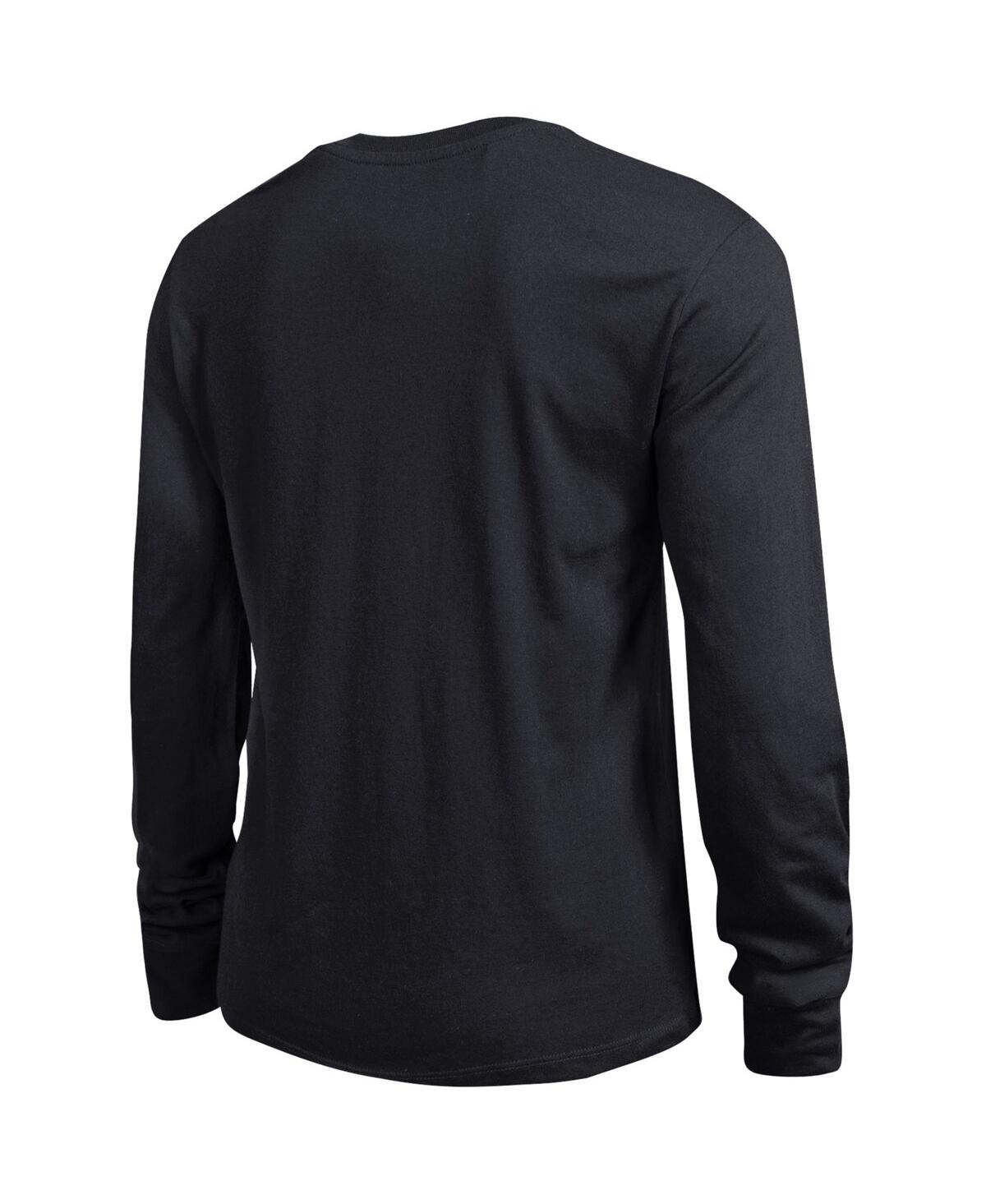 Champion Women's Black Michigan State Spartans Arch Over Logo Long Sleeve T-shirt In Black