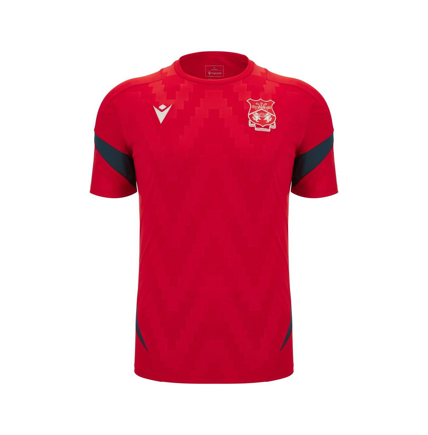 Мужской топ Macron Red Wrexham Training Jersey — фото 2