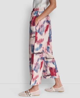 Women's Mid Rise Printed Pants